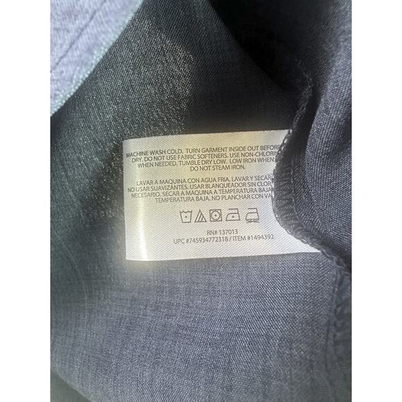 NWT Orvis Cross Hatch Short Sleeve Button Up Tech Shirt UPF Blue Men's Size XXL - Picture 8 of 11